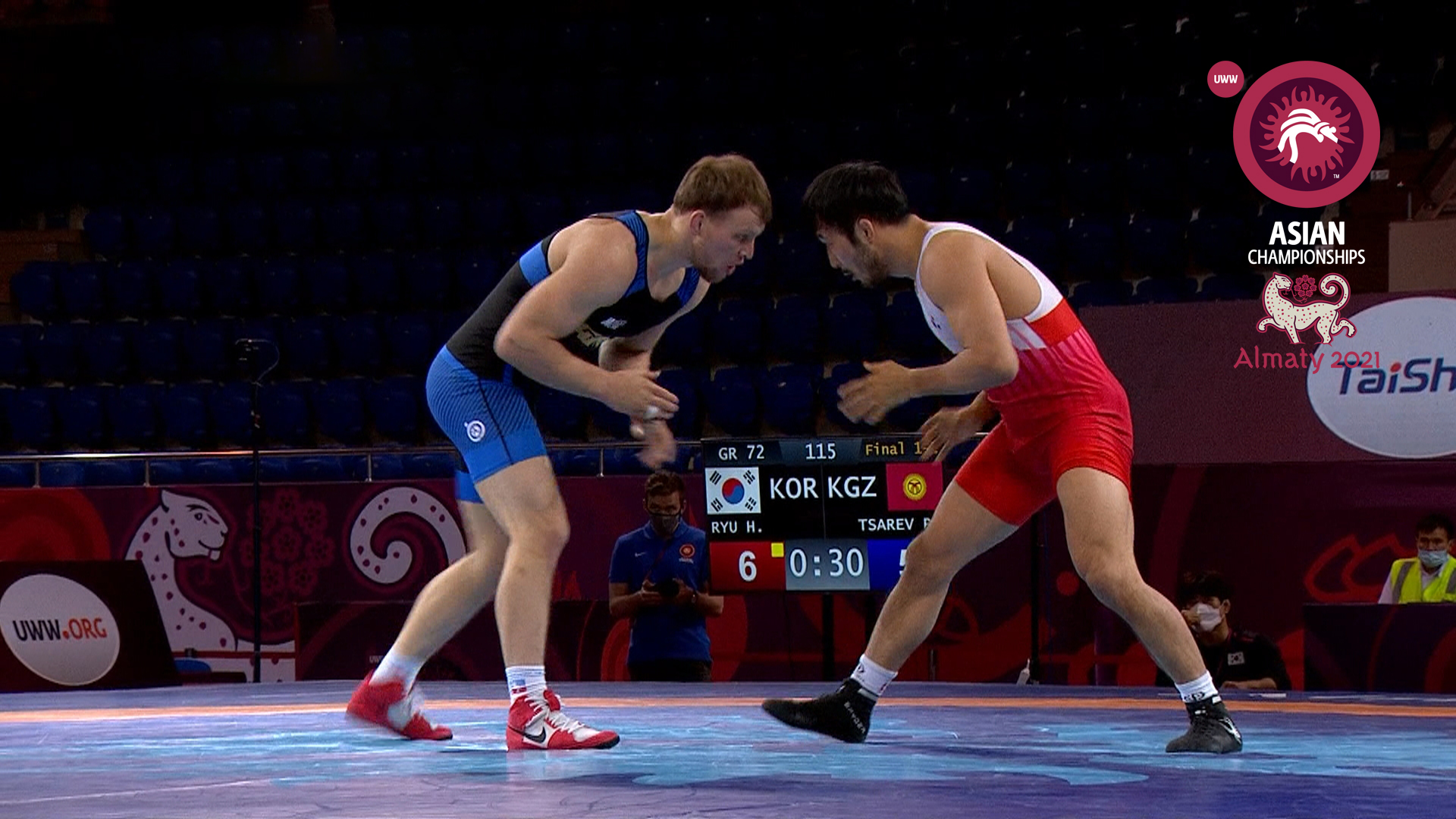 Watch Asian Championship 2021 Wrestling Tournament Matches Streaming