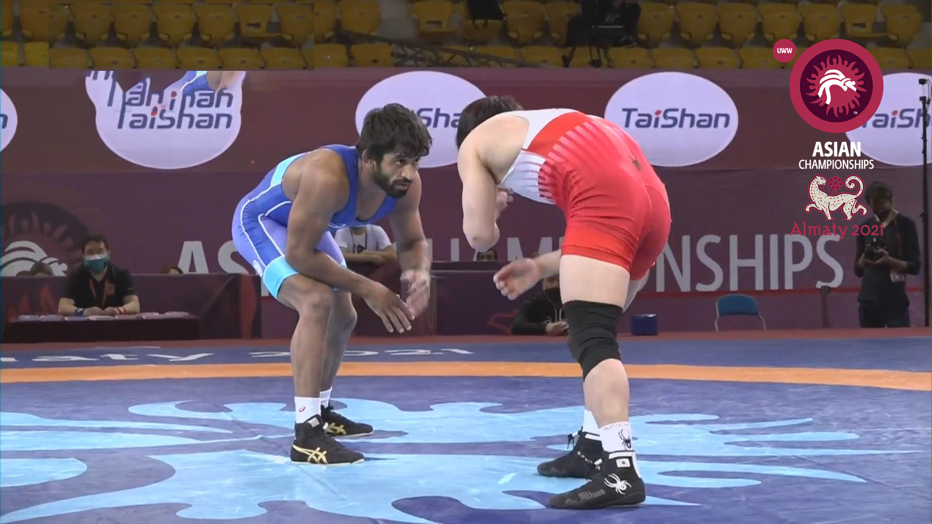 Watch Asian Olympic Qualifying 2021 Wrestling Tournament Matches