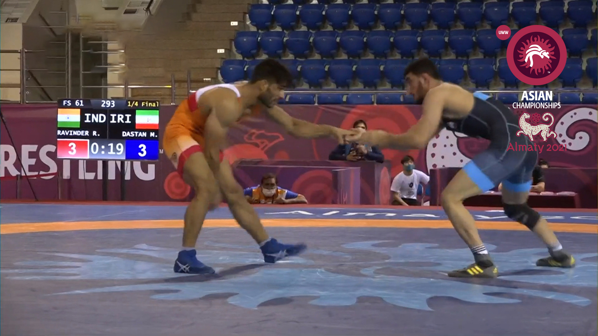 Watch Asian Olympic Qualifying 2021 Wrestling Tournament Matches