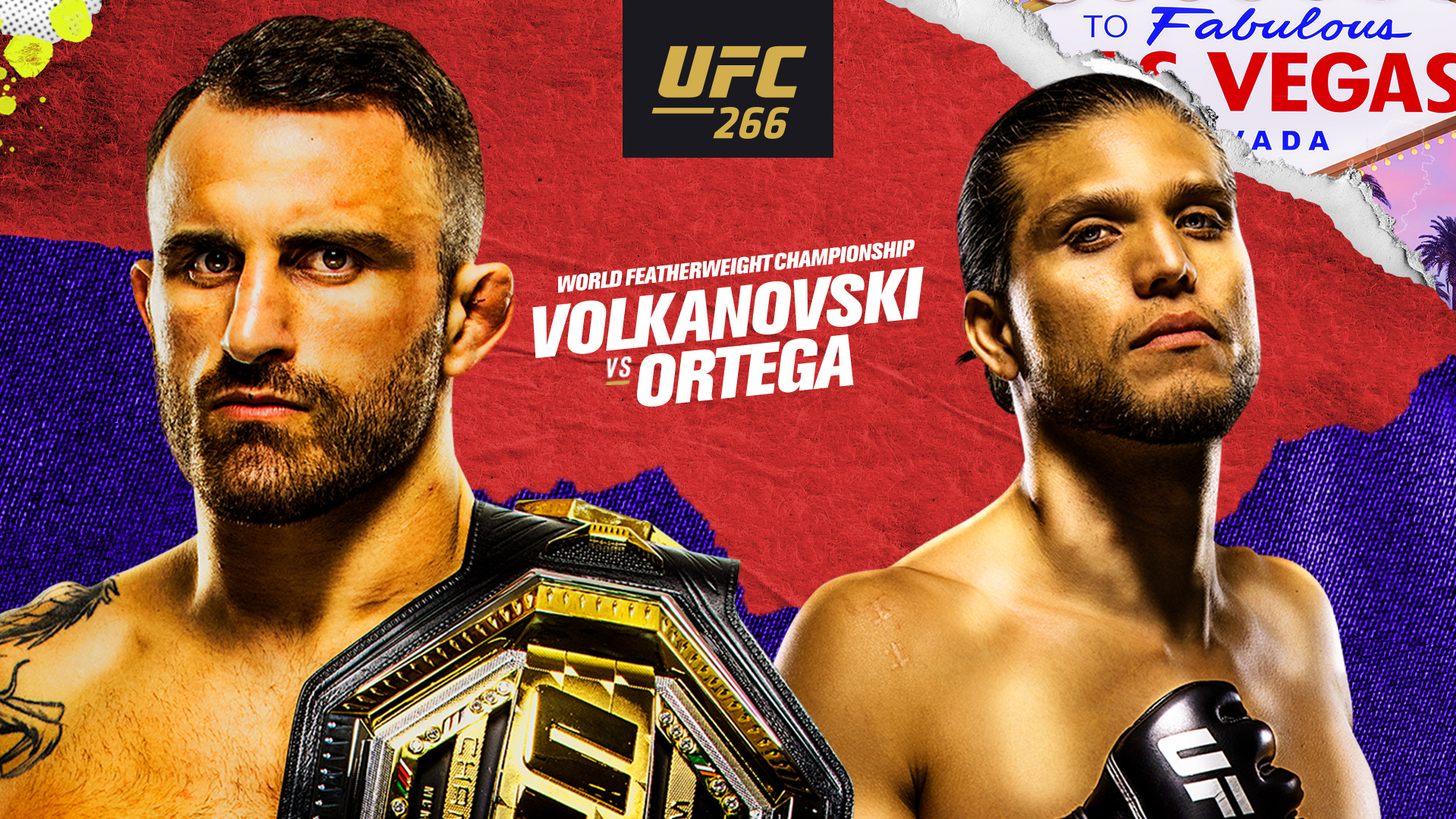 UFC 266: Volkanovski vs Ortega - 26 Sep 2021 UFC 2020-21 Match ...