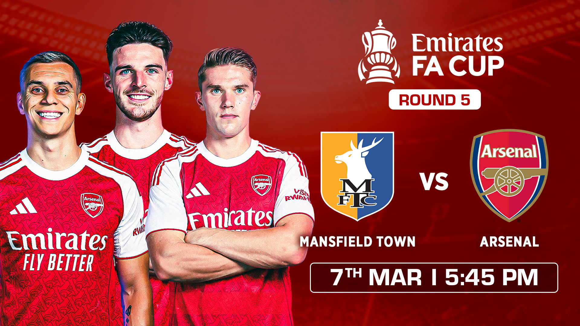Third-Tier Mansfield Town Level Against Arsenal Through Will Evans!