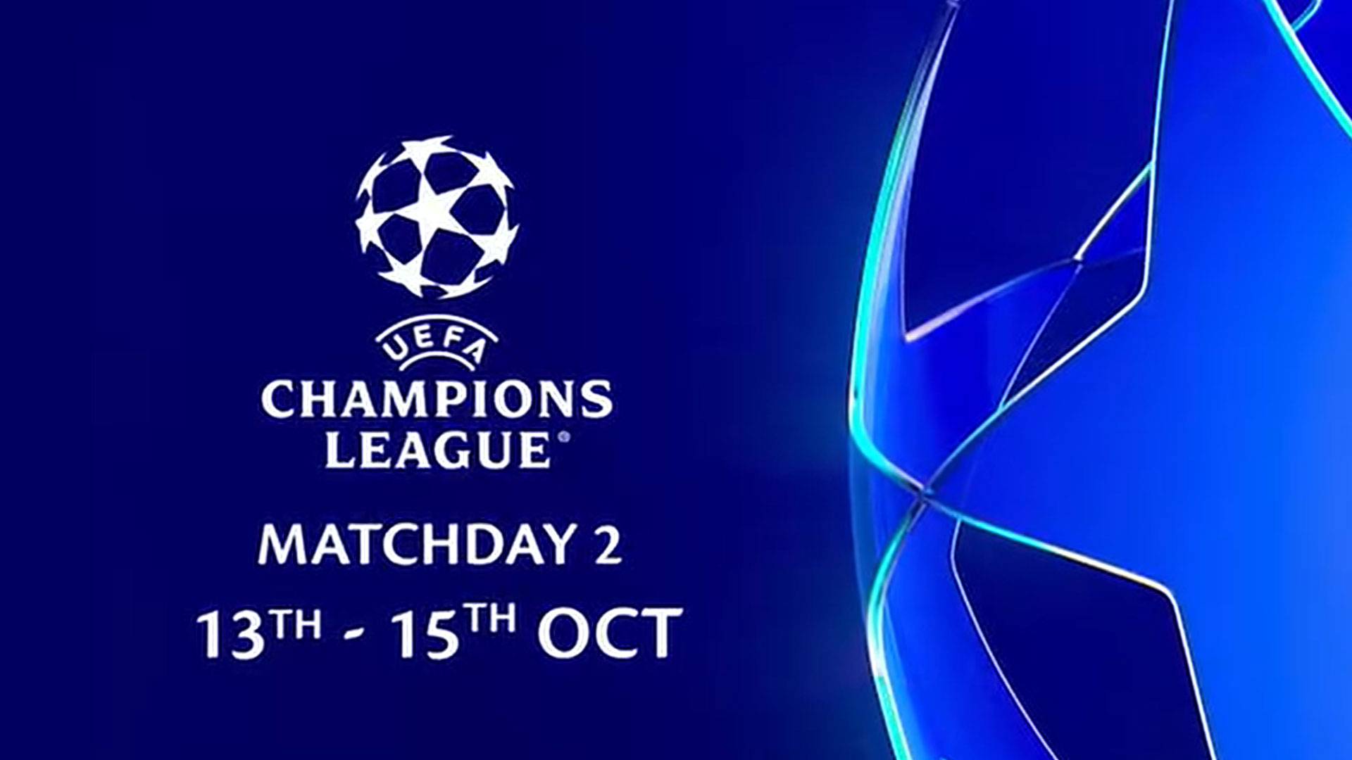 Upcoming - Matchday 2 - UEFA Champions League 2026-27